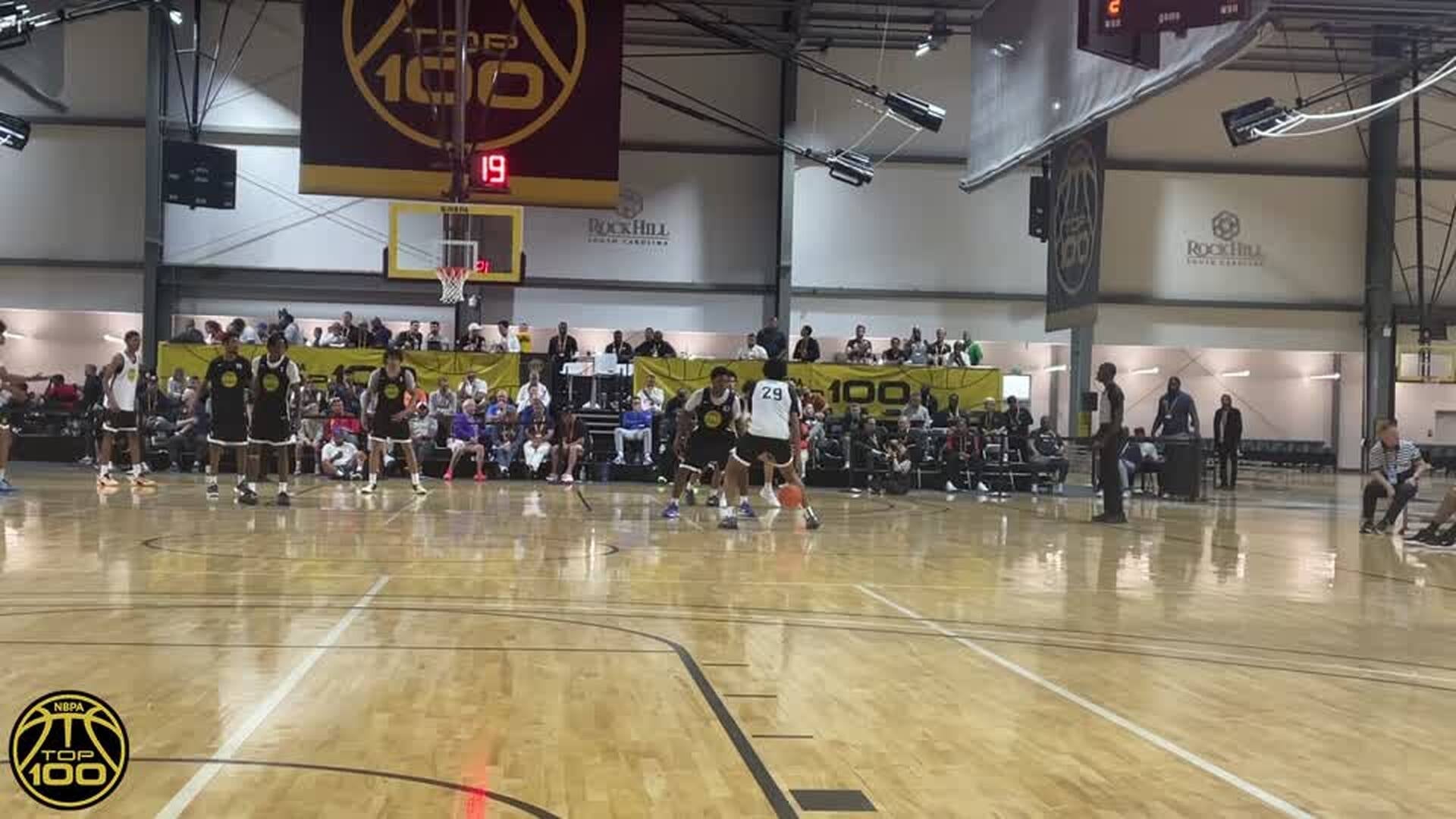 Adam Oummiddoch NBPA Top 100 Camp highlights