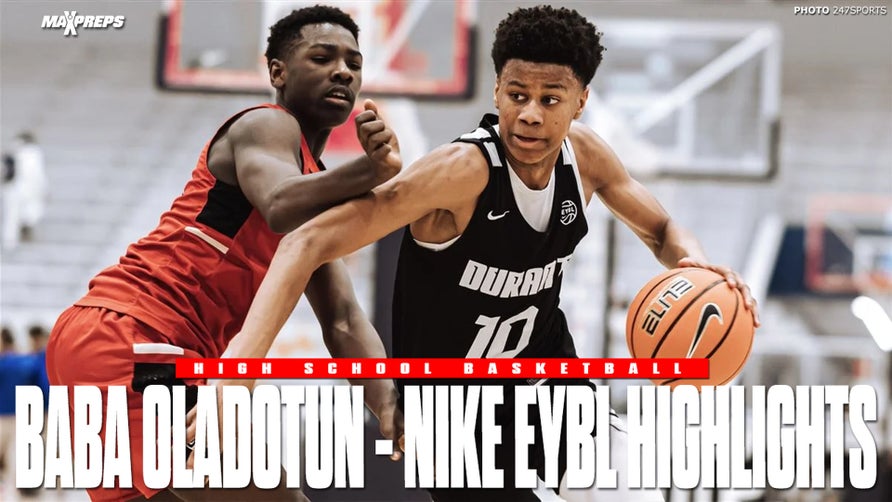 BaBa Oladotun the #1 overall player in the 2027 averaged 13.2 points, 1.5 assists, and 5.8 rebounds per game during EYBL session 4.