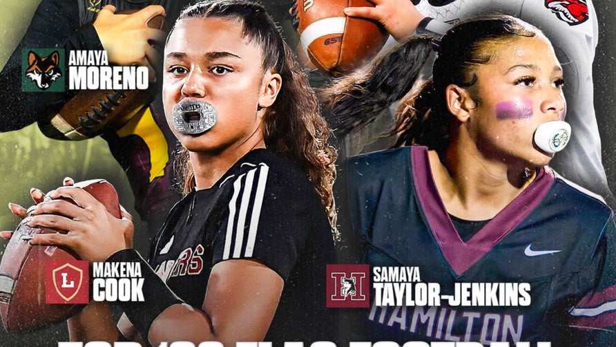 Quarterbacks Amaya Moreno of Arizona, Makena Cook of California and Akemi Higa headline list.