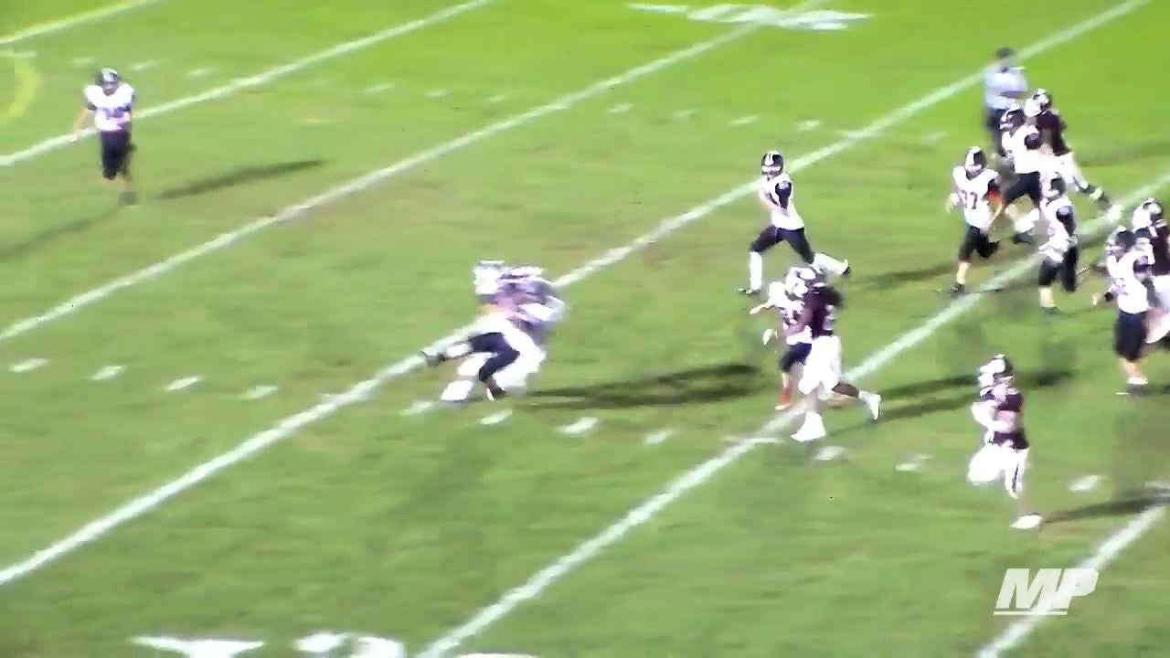 Butcher Rocks Defender Off His Feet: Hitstick Engaged