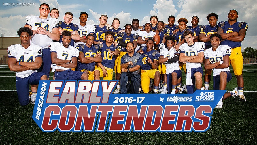 Football Early Contenders: St. Thomas Aquinas out of Florida is #1 overall.