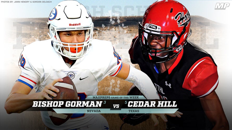 Photos from one of the biggest games of the 2016 high school football season featuring Bishop Gorman (NV) vs. Cedar Hill (TX).