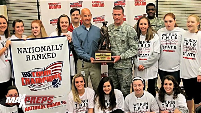 The MaxPreps Tour of Champions presented by the Army National Guard, stopped at Cumberland Valley (PA) to present the girls basketball team with the prestigious Army National Guard National Rankings Trophy. Video by: Joe Ball