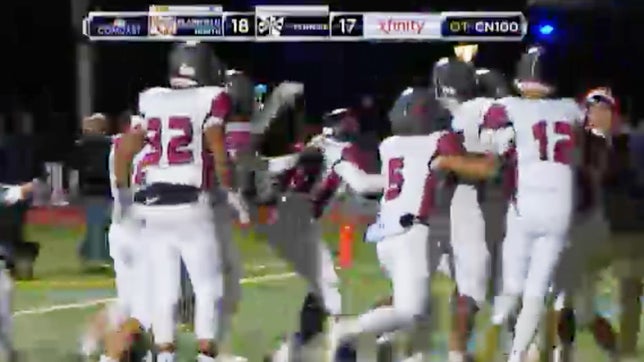 One of the most bizarre finishes of the season went down in the 7A Illinois state semifinals between Fenwick and Planfield North in controversy fashion.