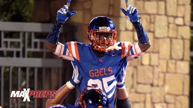 http://www.maxpreps.com/athlete/tyjon-lindsey/1WGZshjkEeS00gAmVebEWg/default.htm

The super sophomore's team up once again as Tate Martell hits Tyjon Lindsey for the touchdown.