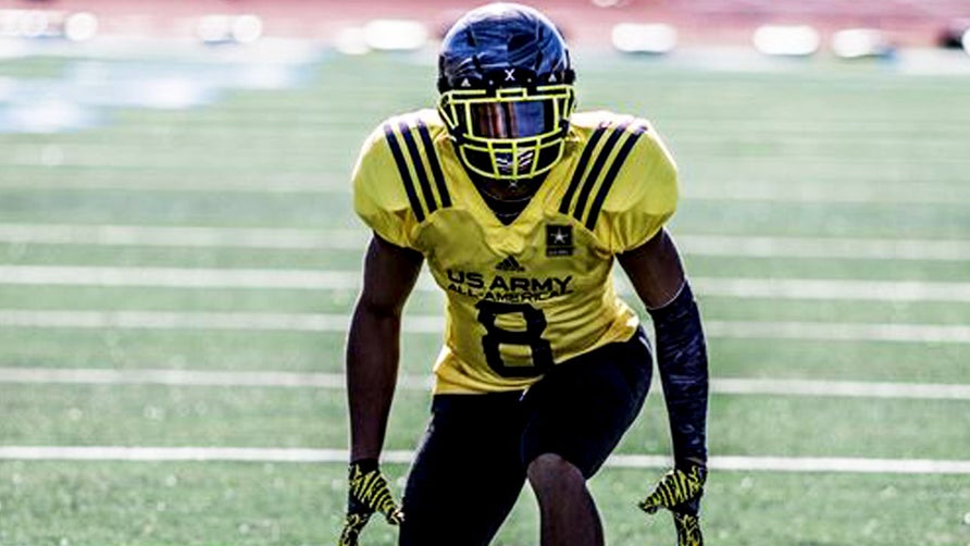 The top 5 plays of Peachtree Ridge's (GA) four-star safety Nigel Warrior.