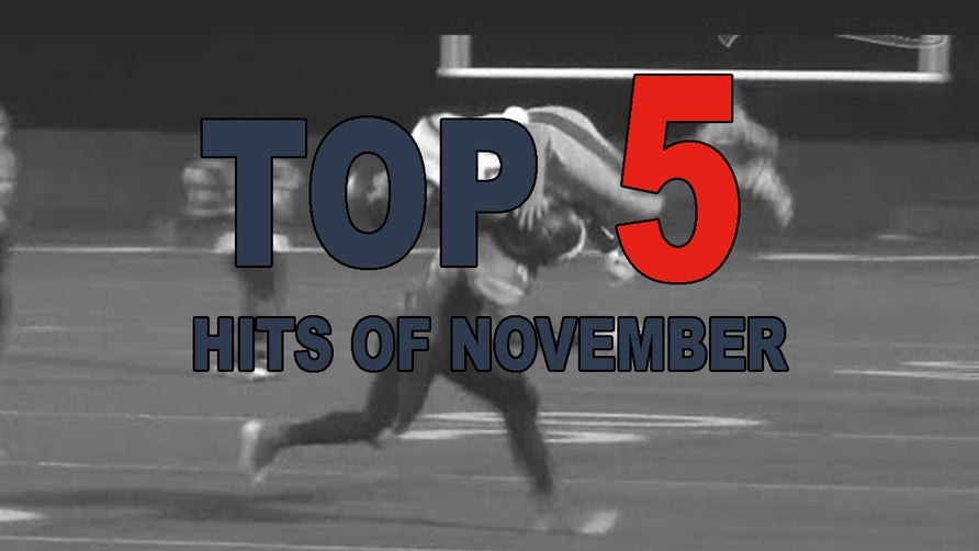 The month of November brought us some of the hardest hits of the high school football season. Check out which hitstick grabbed the number one spot.