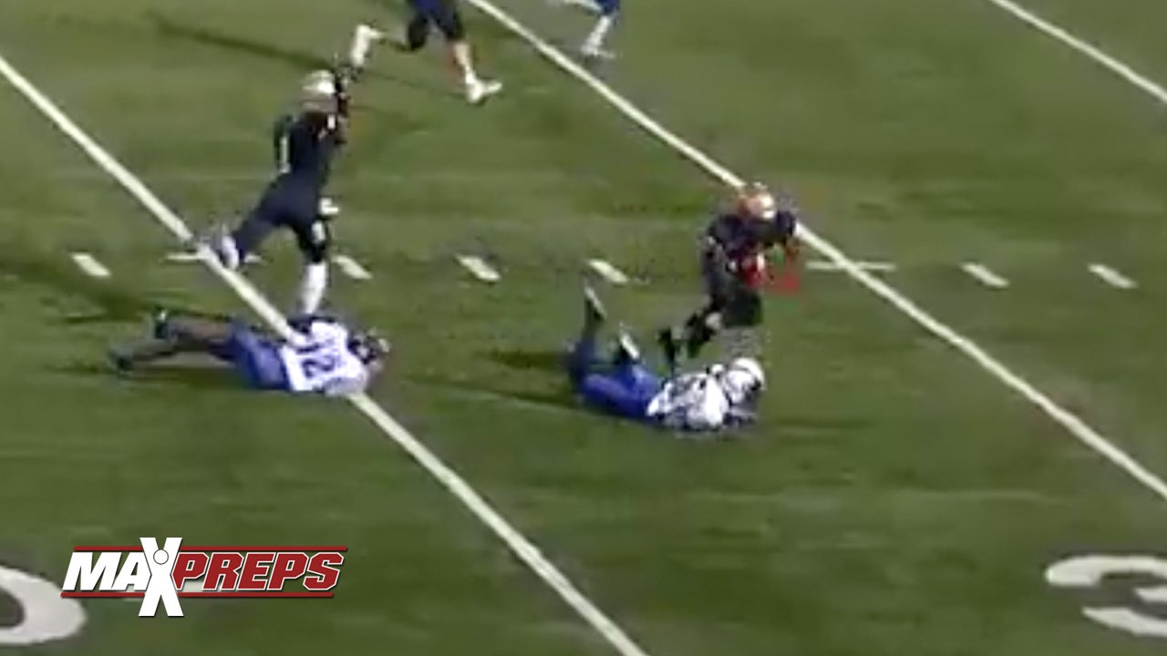 2017 Ohio State commit barrels through two defenders and scores