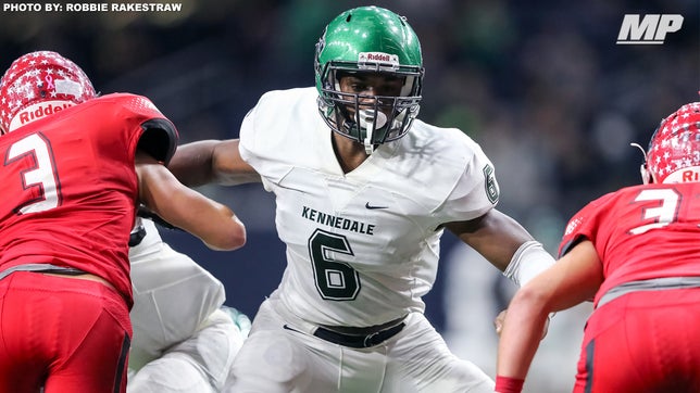 The top 5 plays of Kennedale's (TX) 5-star linebacker Baron Browning.