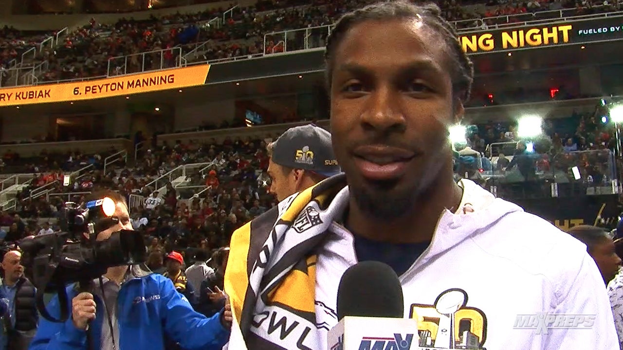 Super Bowl 50 Opening Night - David Bruton Jr.