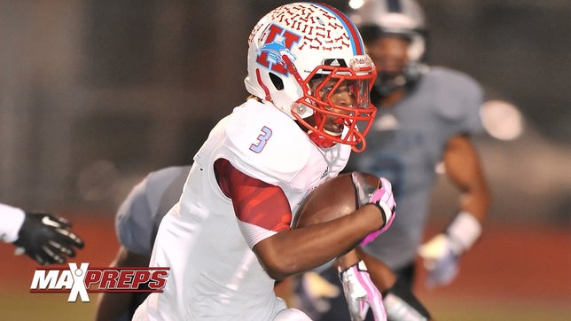 http://www.maxpreps.com/athlete/cedric-battle/nwgxvUlgEeOZXQAmVebBJg/gendersport/football-stats.htm#year=14-15

Hirschi's (TX) Cedric Battle became the fifth leading single-game rusher in Texas state history with his 531 yard performance in their 76-42 win against Burkburnett (TX).