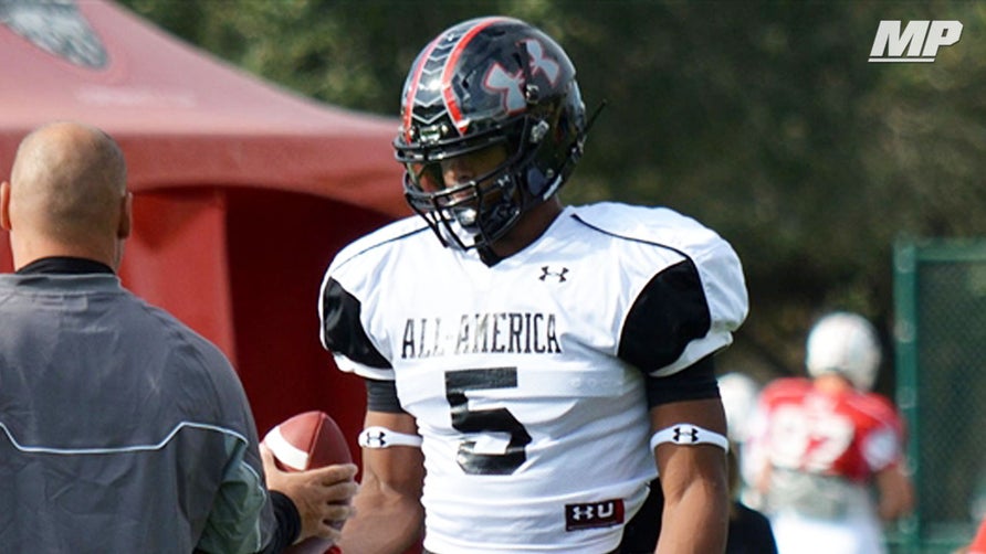 High school football highlights of 2017 NFL draft prospect O.J. Howard.