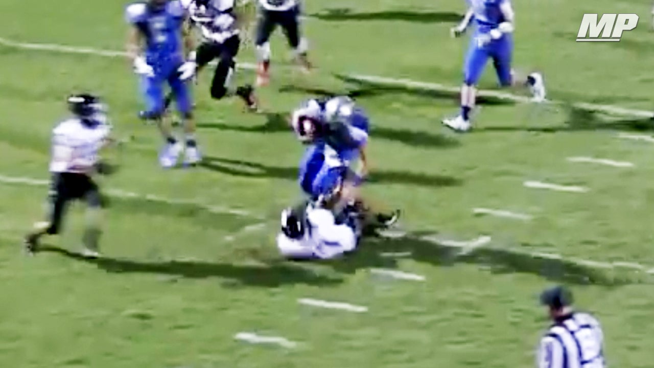 Rhett Rodriguez truck sticks defender for score