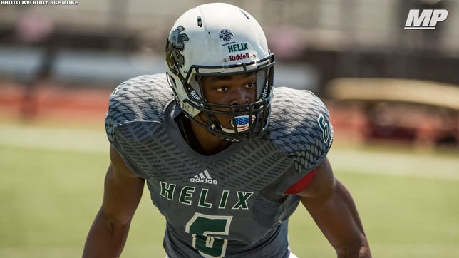 Senior highlights of Helix's (CA) 5-star cornerback Isaac Taylor-Stuart.