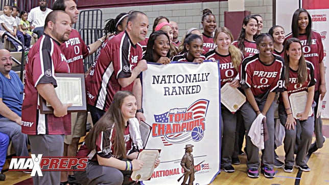The MaxPreps Tour of Champions presented by the Army National Guard, stopped at Ossining (NY) to present the girls basketball team with the prestigious Army National Guard National Rankings Trophy. Video by: Peter Barossi