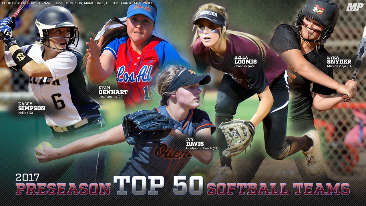 2017 Preseason Top 50 Softball Teams