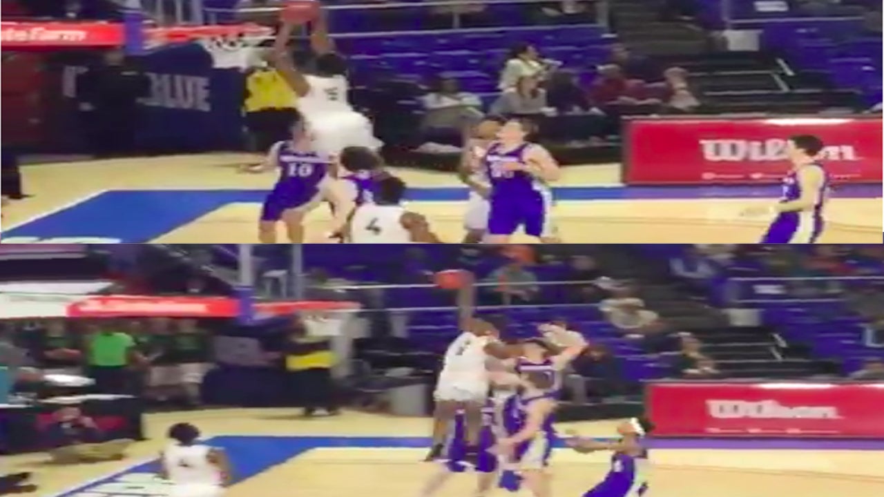 5-star Clemson football commit with two ridiculous dunks