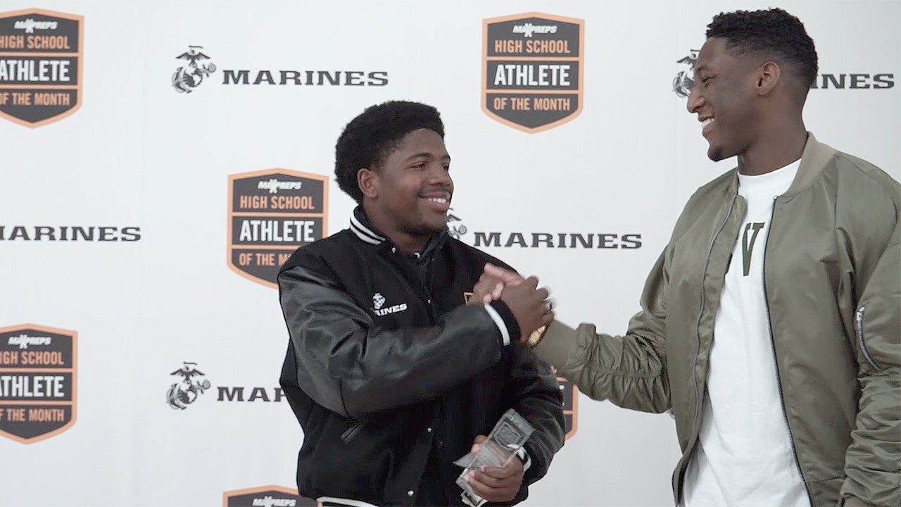 HS Athlete of the Month Ceremony - Kobe Vinegar