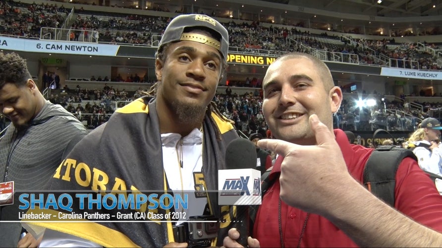 The starting linebacker for the Carolina Panthers, Shaq Thompson, takes some time to talk about National Signing Day and his high school days at Grant (CA).