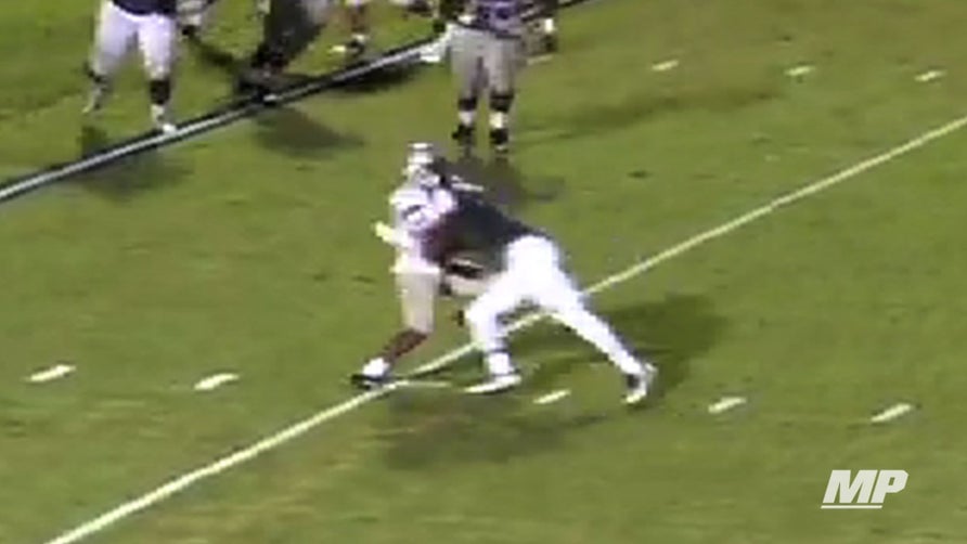 Check out who brought the wood in the top hits of the week from around high school football. Courtesy: @Vkeldridge