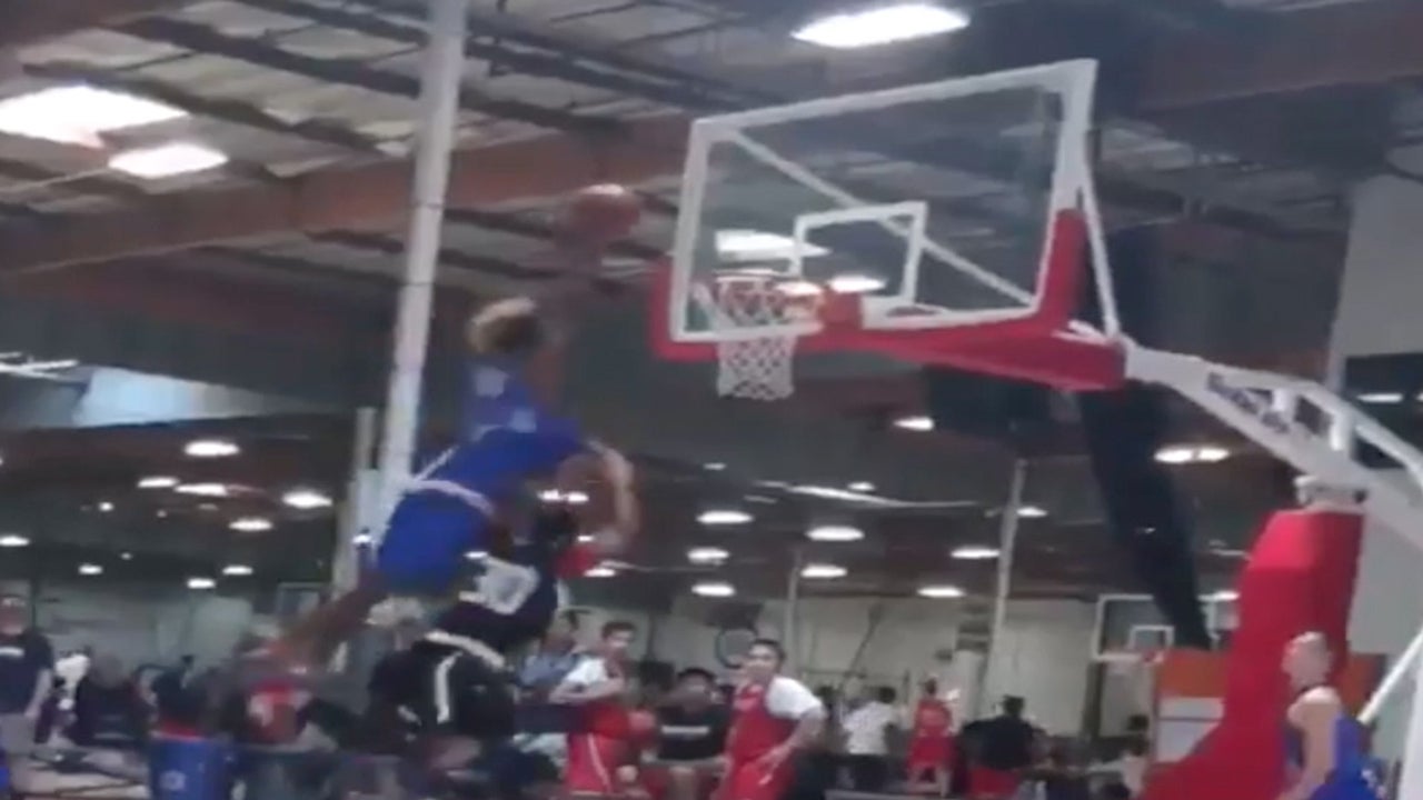 Alley-Oop off the Glass