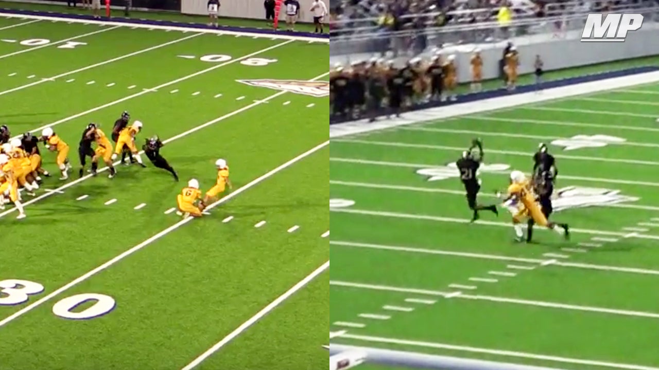 No. 1 team blocks FG and gets INT on same play