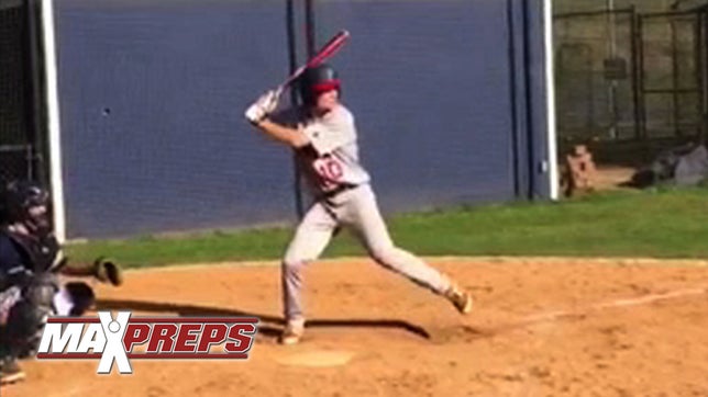 Jojo gets hit by pitch, catches ball, attempts to continue at bat.