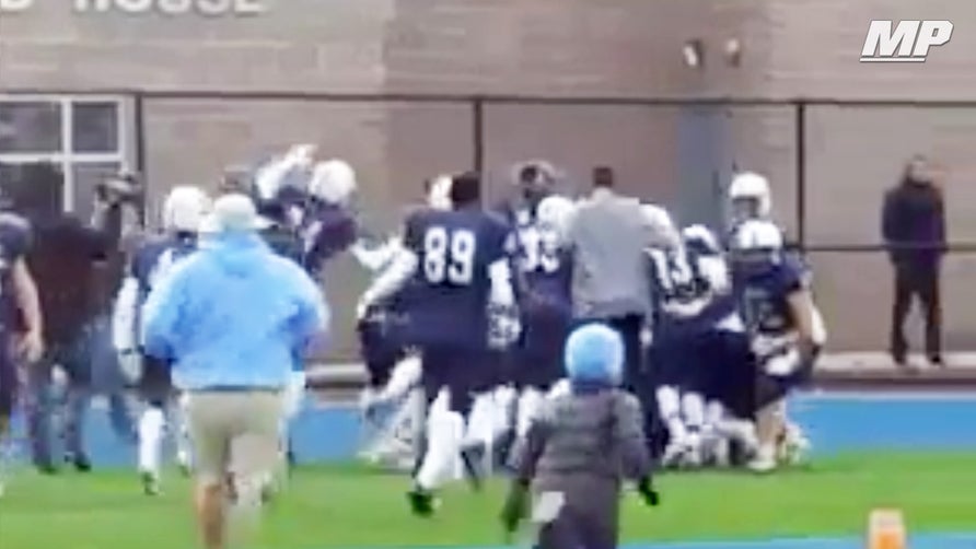 Mater Dei (NJ) wins in miracle fashion with a game-winning hook and lateral score.

Courtesy of Shore Sports Network.