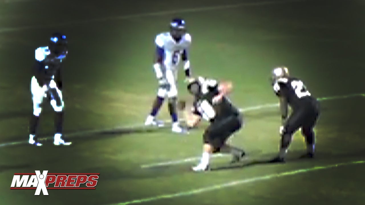 Center passes the ball