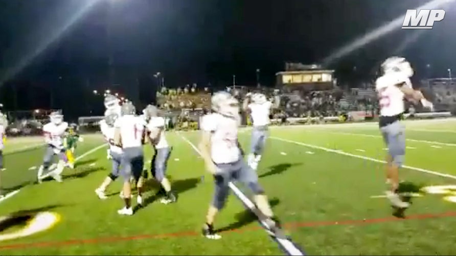 Lily Hurtubise of Port Huron (MI) drills a game-winning 32-yard FG in the final seconds.

Courtesy of MRMAY (@bigredapparel).