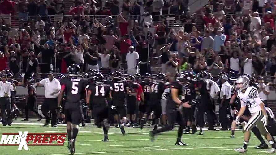 Trinity upsets No. 1 De La Salle in Texas.