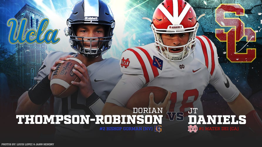 No. 1 Mater Dei (CA) hosts No. 2 Bishop Gorman (NV) this Friday night and this game will feature two of the best quarterbacks in the country - JT Daniels and Dorian Thompson-Robinson.