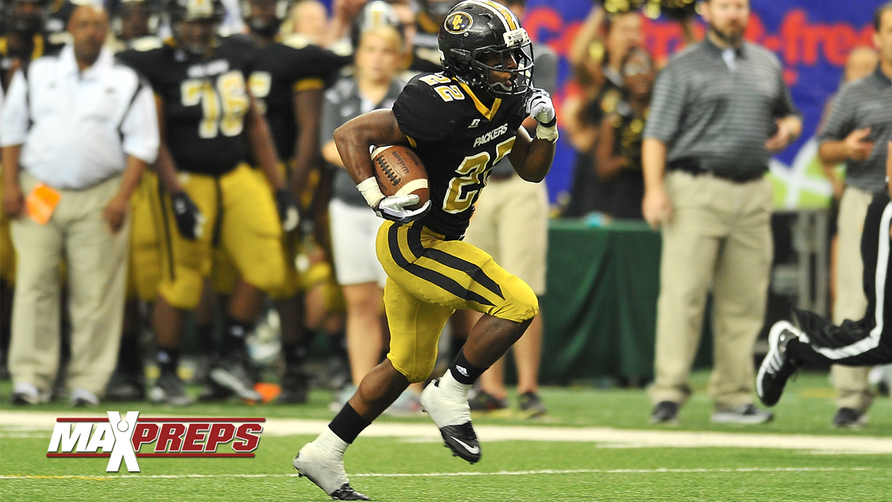 http://www.maxpreps.com/athlete/sihiem-king/ZnPYPfTtEeKZ5AAmVebBJg/gendersport/football-stats.htm

Colquitt County (GA) beat McEachern 57-20 to advance to the 6A state finals against Archer. Sihiem King led the way rushing for 171 yards and four touchdowns on 21 carries.