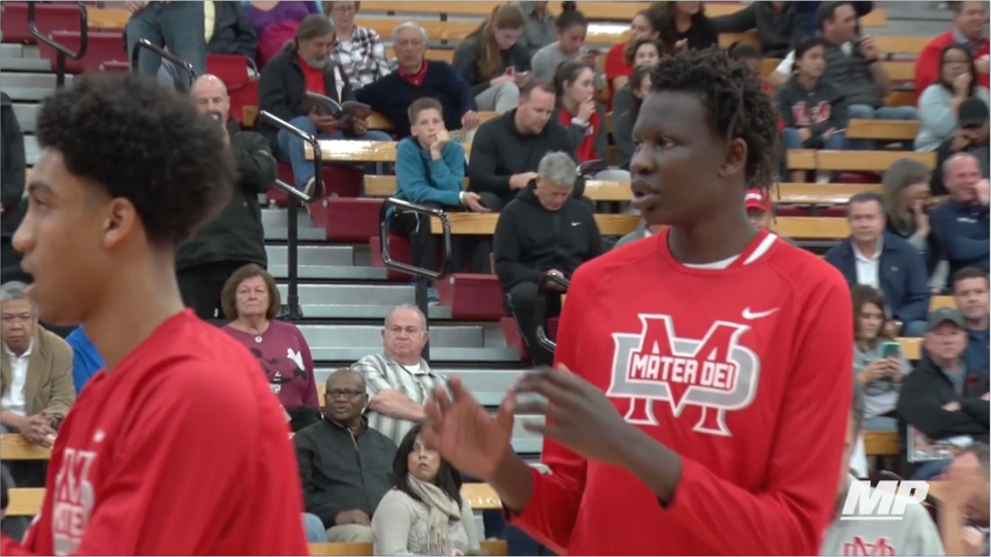 Highlights of top 15 recruit in the 2018 class and son of Manute Bol.