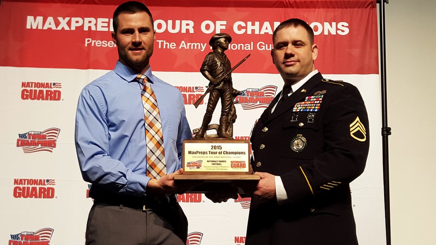 The MaxPreps Tour of Champions presented by the Army National Guard, stopped at Aquinas Institute (NY) to present the football team with the prestigious Army National Guard National Rankings Trophy. 

Video by: Jake Coulter