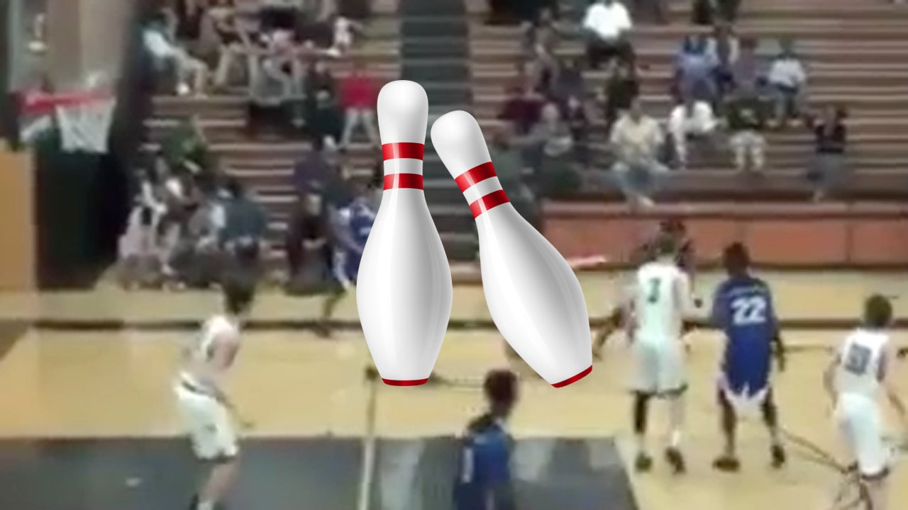 Breaks two sets of ankles