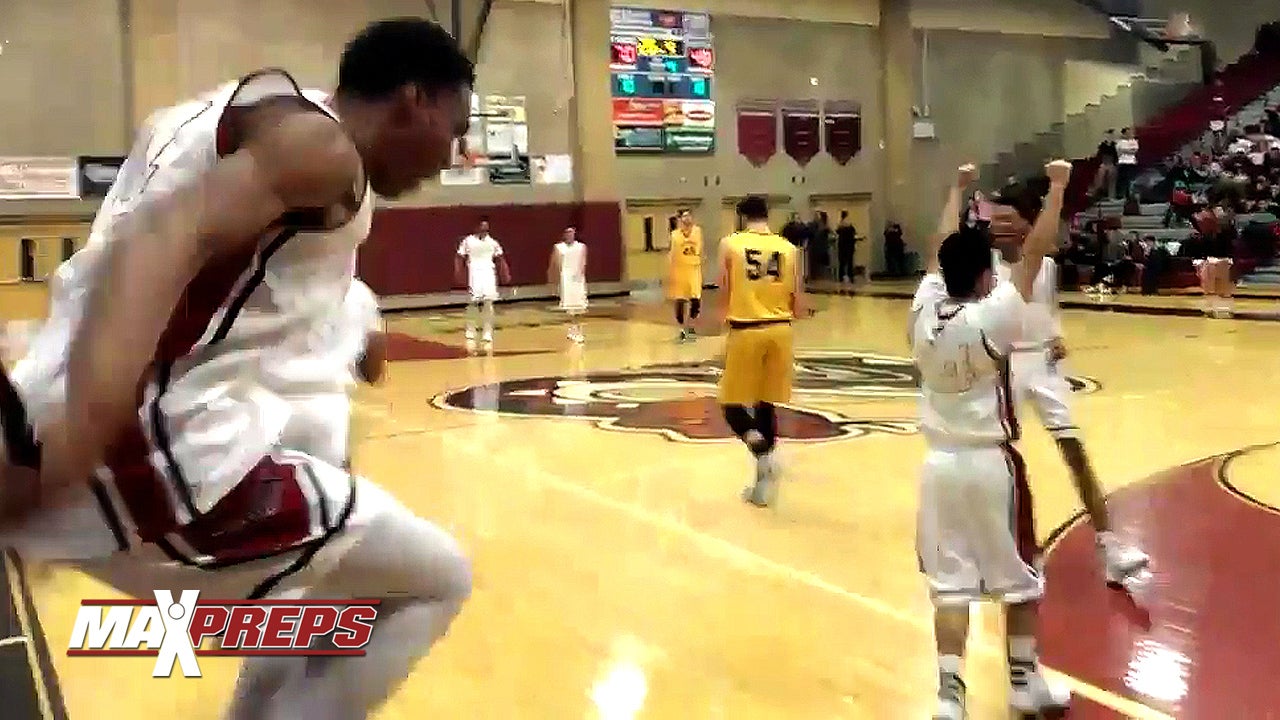 Team manager inspires with made basket