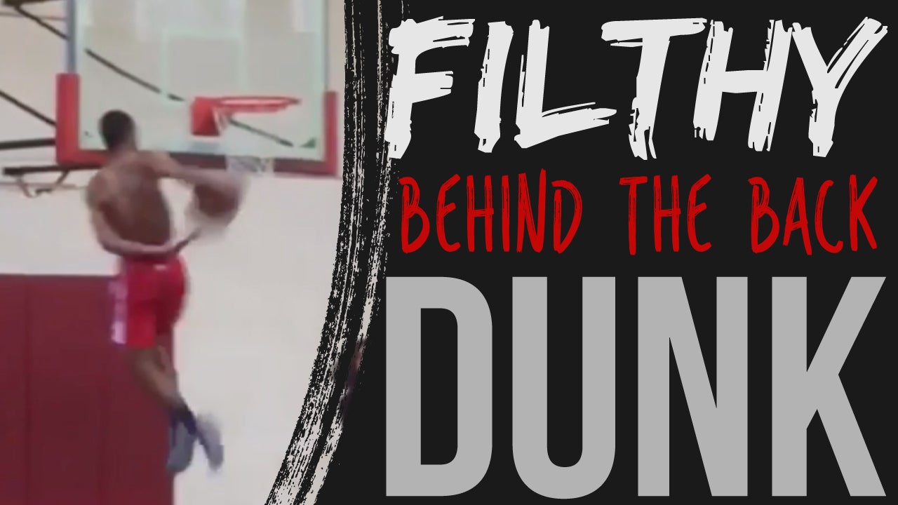 Freshman with Filthy Behind-the-Back Alley-Oop