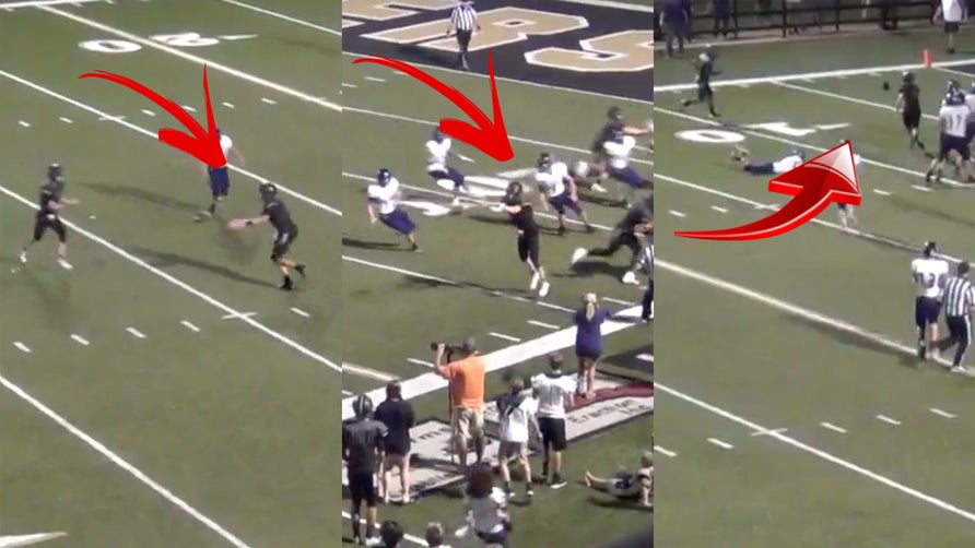 Charleston (AR) pulls off an insane play at the end of the game against Ozark (AR) to win 20-19 after executing four laterals.