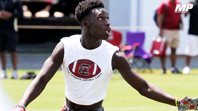 Highlights of South Pointe's (SC) five-star wide receiver Derion Kendrick.