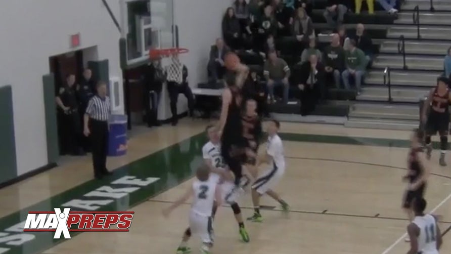 http://www.maxpreps.com/athlete/andy-lucien/_1xvFokXEeOzMAAmVebBJg/default.htm

North Olmsted's (OH) Andy Lucien delivers the sick crossover and throws the hammer down with this vicious one-handed jam.