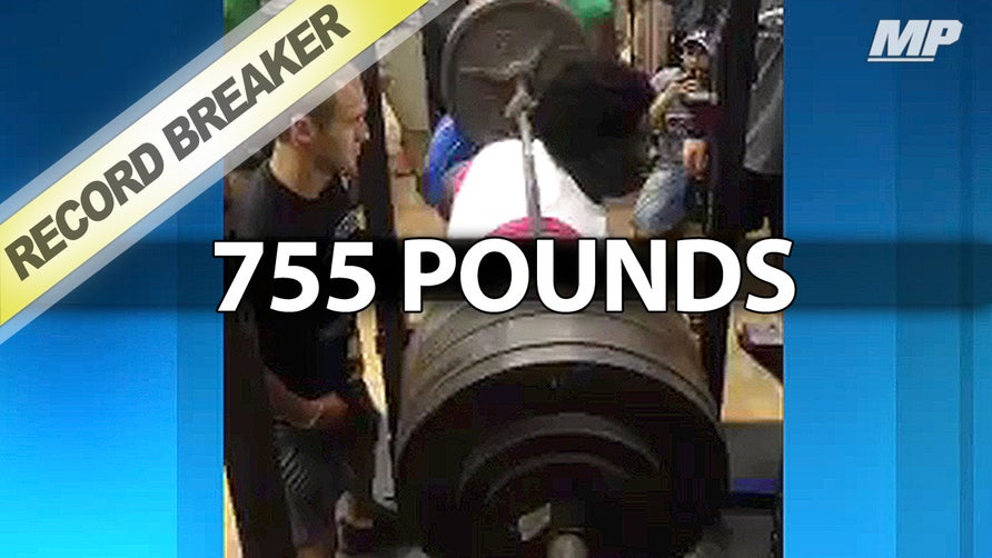 South Carolina High School State Strength Meet. Junior breaks State Squat Record with 755 pounds.