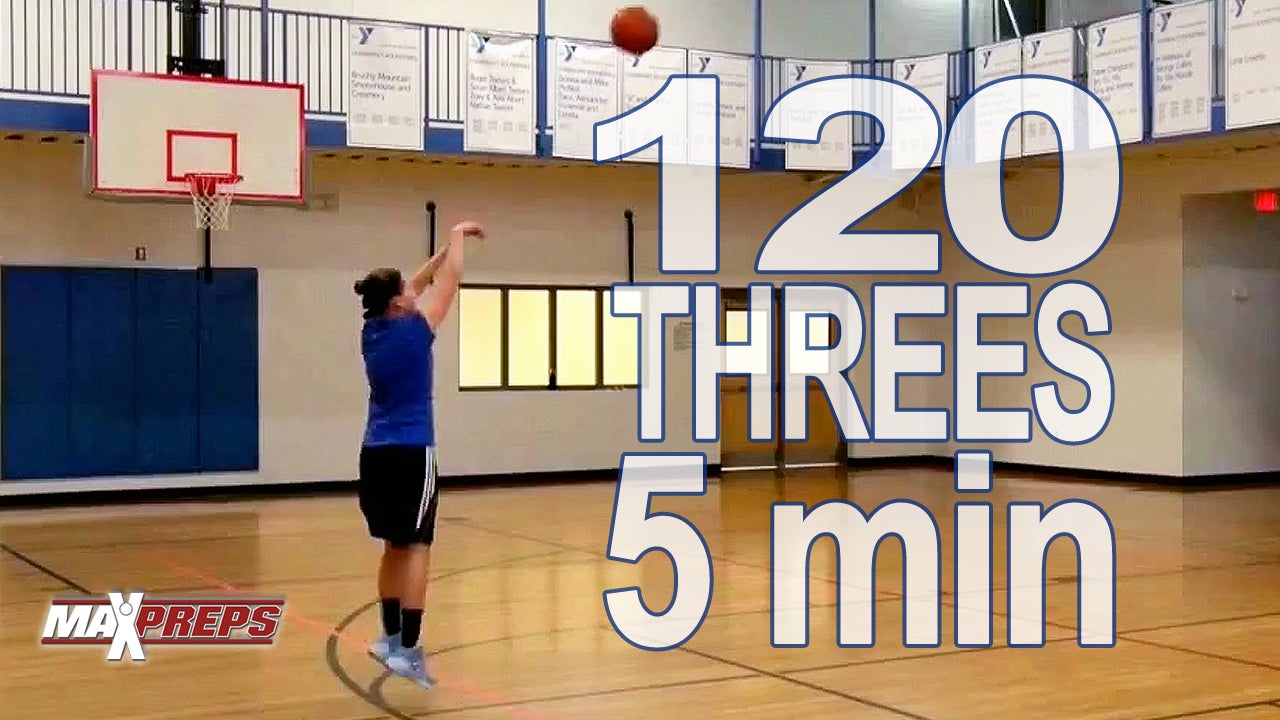 High school girl makes 120 threes in 5 minutes