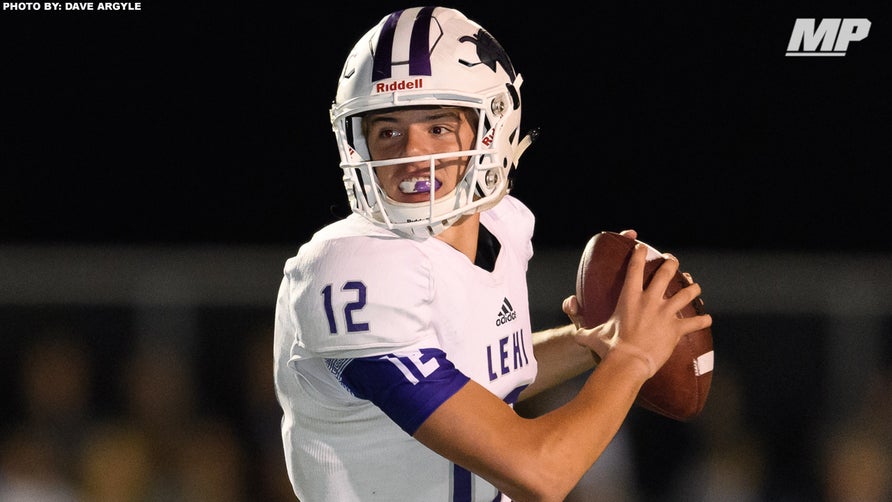 Lehi's (UT) 3-star quarterback Cammon Cooper threw for 599 yards and 10 touchdowns in a 72-66 double overtime win over Alta (UT).