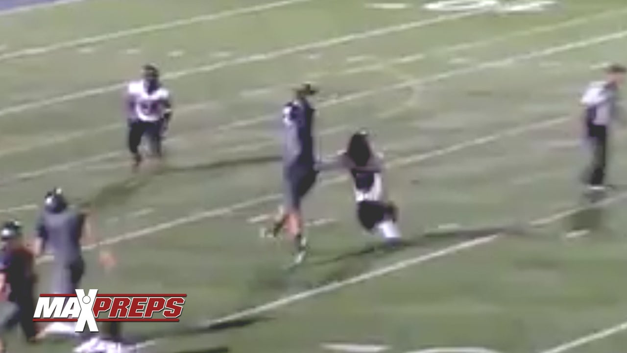 High School TE makes Gronk-type of catch