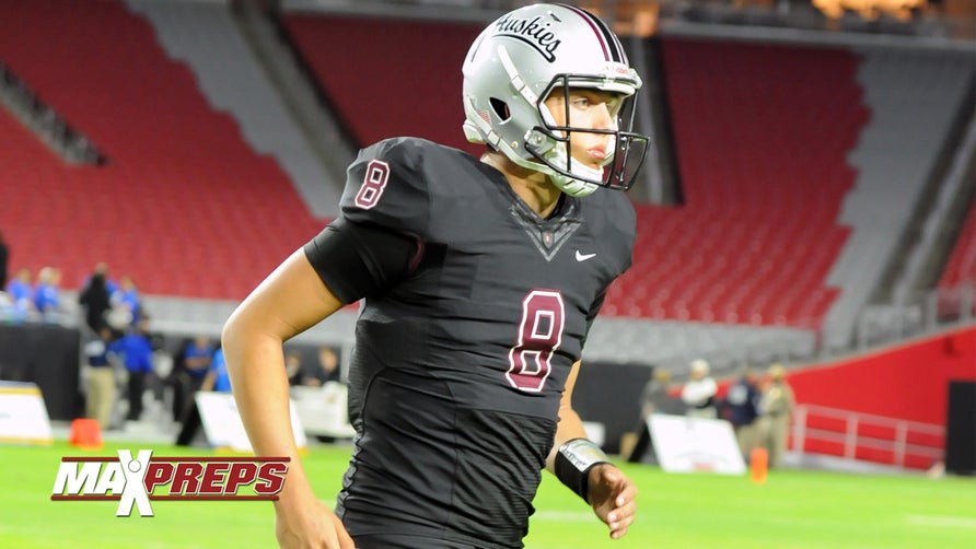 Highlights of the two tallest QB's heading to D-1 from the 2015 class 

Gage Shaffer (Frankfort, WV) committed to Maryland & 

James Sosinski (Hamilton, AZ) committed to the University of Massachusetts.