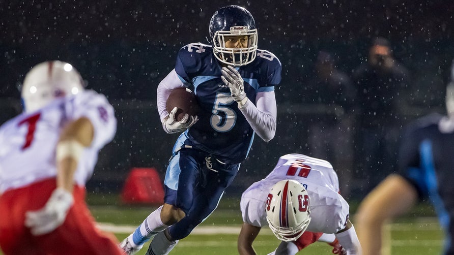 Valley Christian's (San Jose, CA) Collin Johnson is one of the top wide receivers in the country and check out his Top 5 Plays from the 2014 football season.