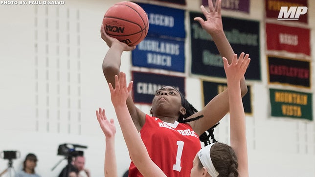 Regis Jesuit's (CO) star sophomore Fran Belibi has become a dunking sensation this year and she proved it once again against Mountain Vista with this breakaway jam.

Courtesy of  @RJHSGDBball