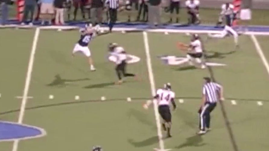 Through the hands of one WR, into another for a wild TD.