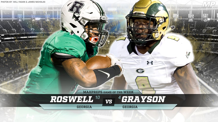 The top 10 games of the week is lead by the Georgia 7A state championship game between No. 4 Grayson and No. 10 Roswell.